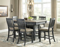 Ashley Tyler Creek 7‑Piece Dining Table and Chairs Set