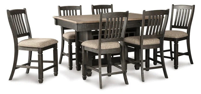 Ashley Tyler Creek 7‑Piece Dining Table and Chairs Set