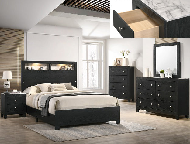 B4510 Cadence Black Bedroom Set