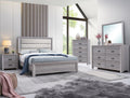 B6712 Adelaide Driftwood Upholstered Bedroom Set