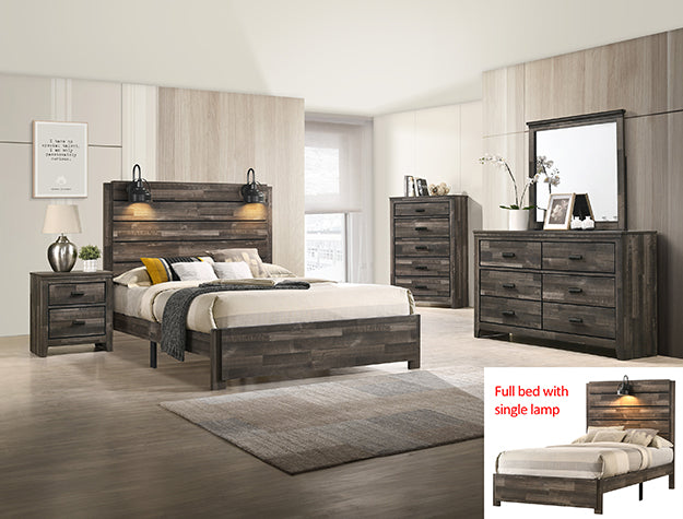 B6800 Carter Brown Bedroom Set