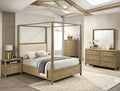 B8250 Sienna Brown Canopy Bedroom Set