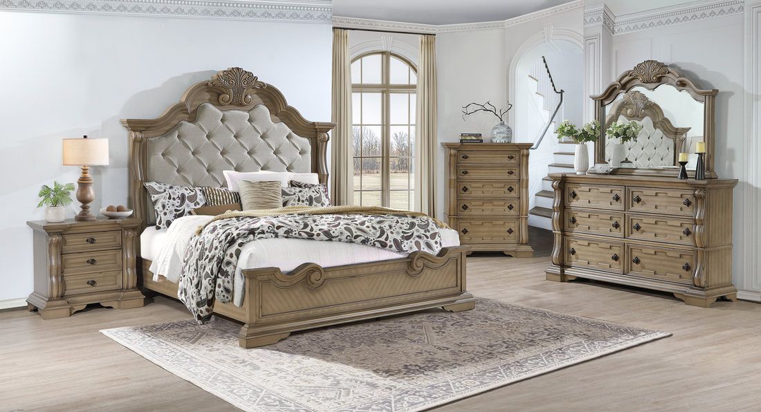 B9010 Classic elegant 5pc Bedroom Ensemble