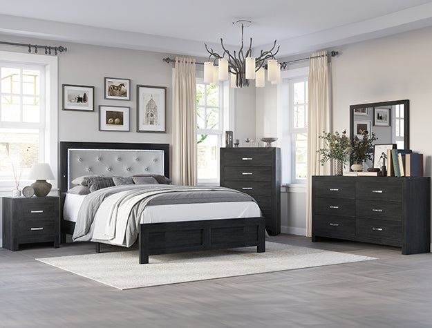 B9280 Jaylen Black Bedroom Set