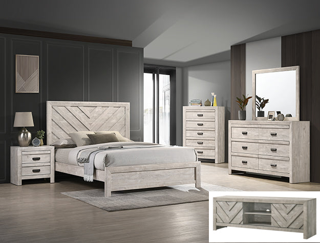 B9330 Valor Weathered Wood Panel Bedroom Set
