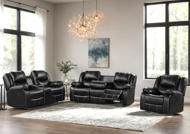 Carter 3‑Piece Reclining Sofa Set