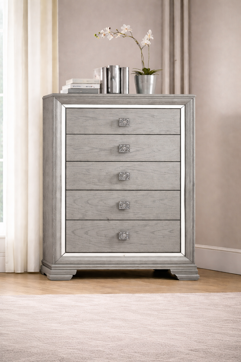 B7200 Vail LED Gray Bedroom Group