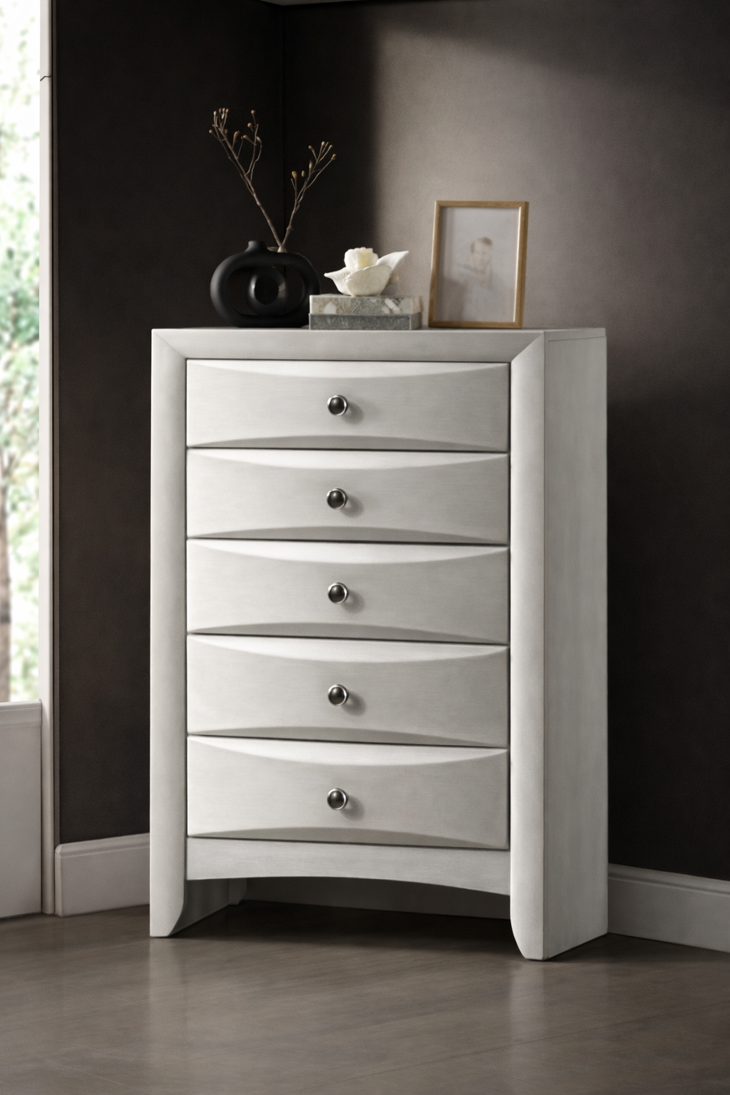 B4255 Emily White Storage Bedroom Group