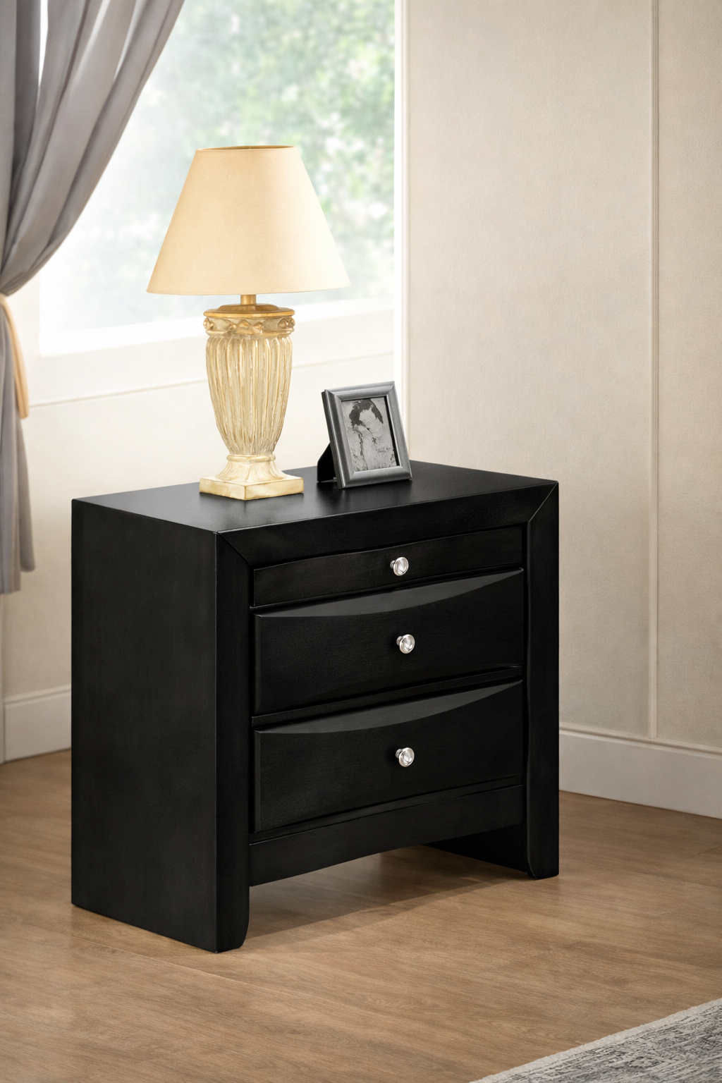 B4285 Emily Black Bedroom Group Set