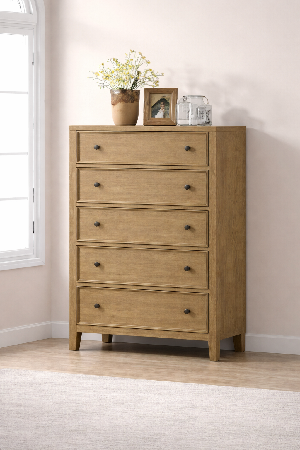 B8250 Sienna Brown Canopy Bedroom Set