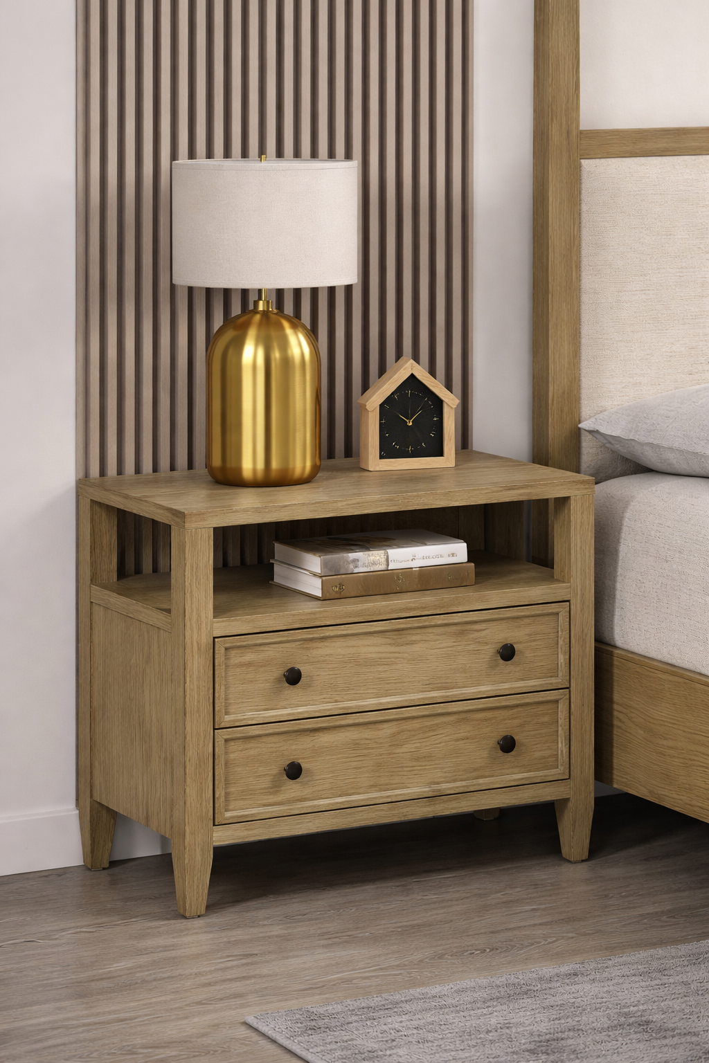 B8250 Sienna Brown Canopy Bedroom Set