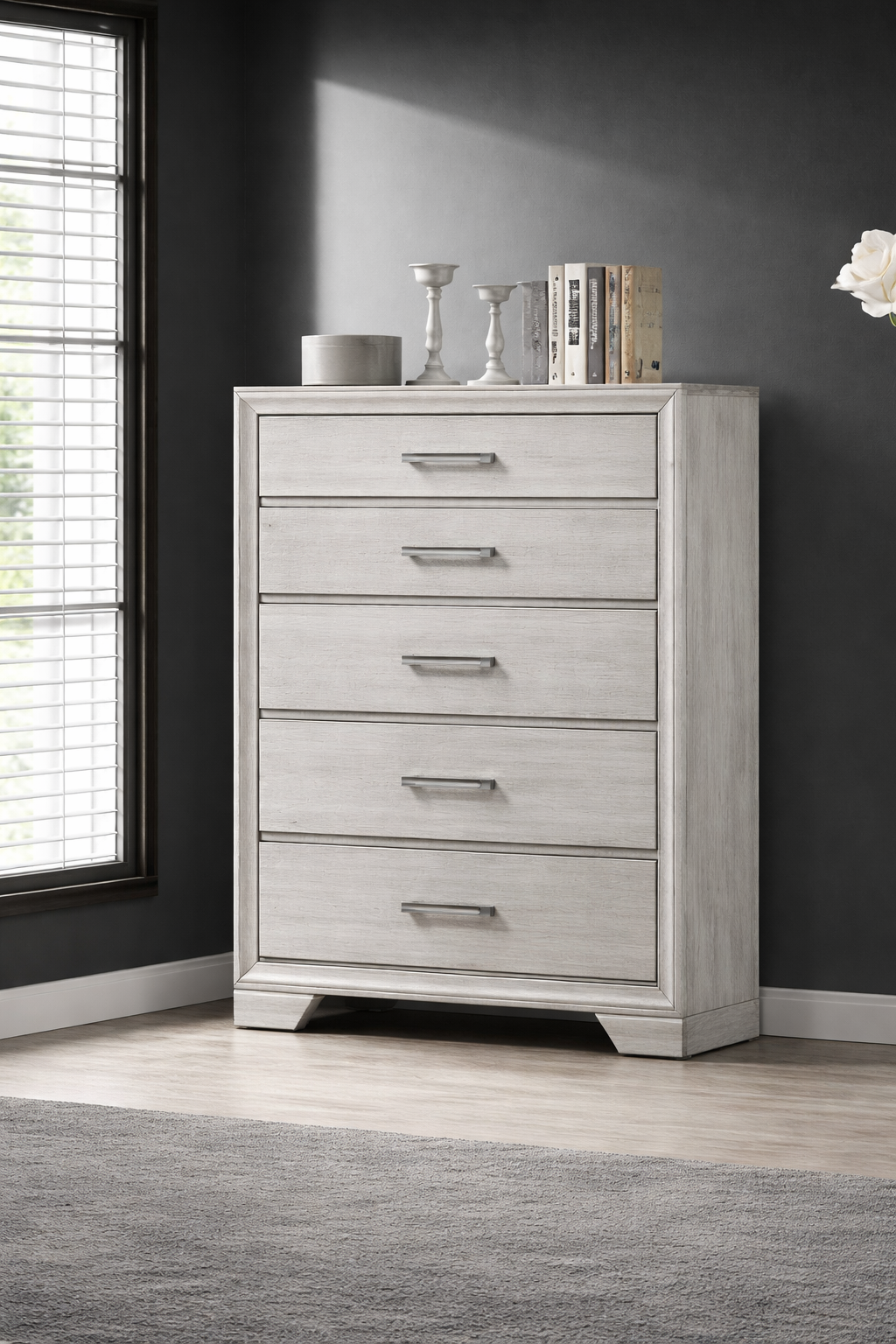 B6582 Jaymes White Mist Bedroom Set