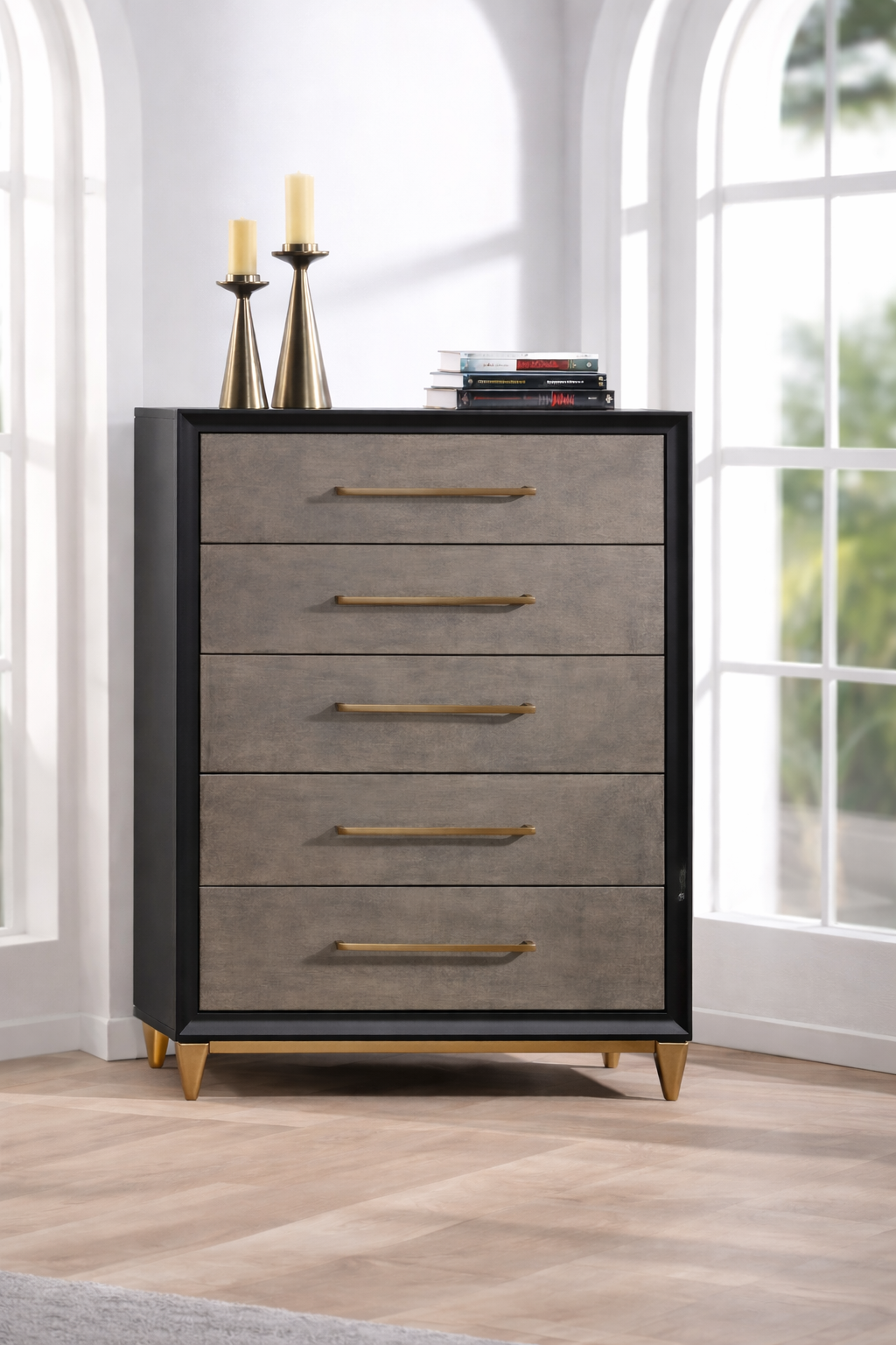 B1200 Gilbert Dark Wood Bedroom Set