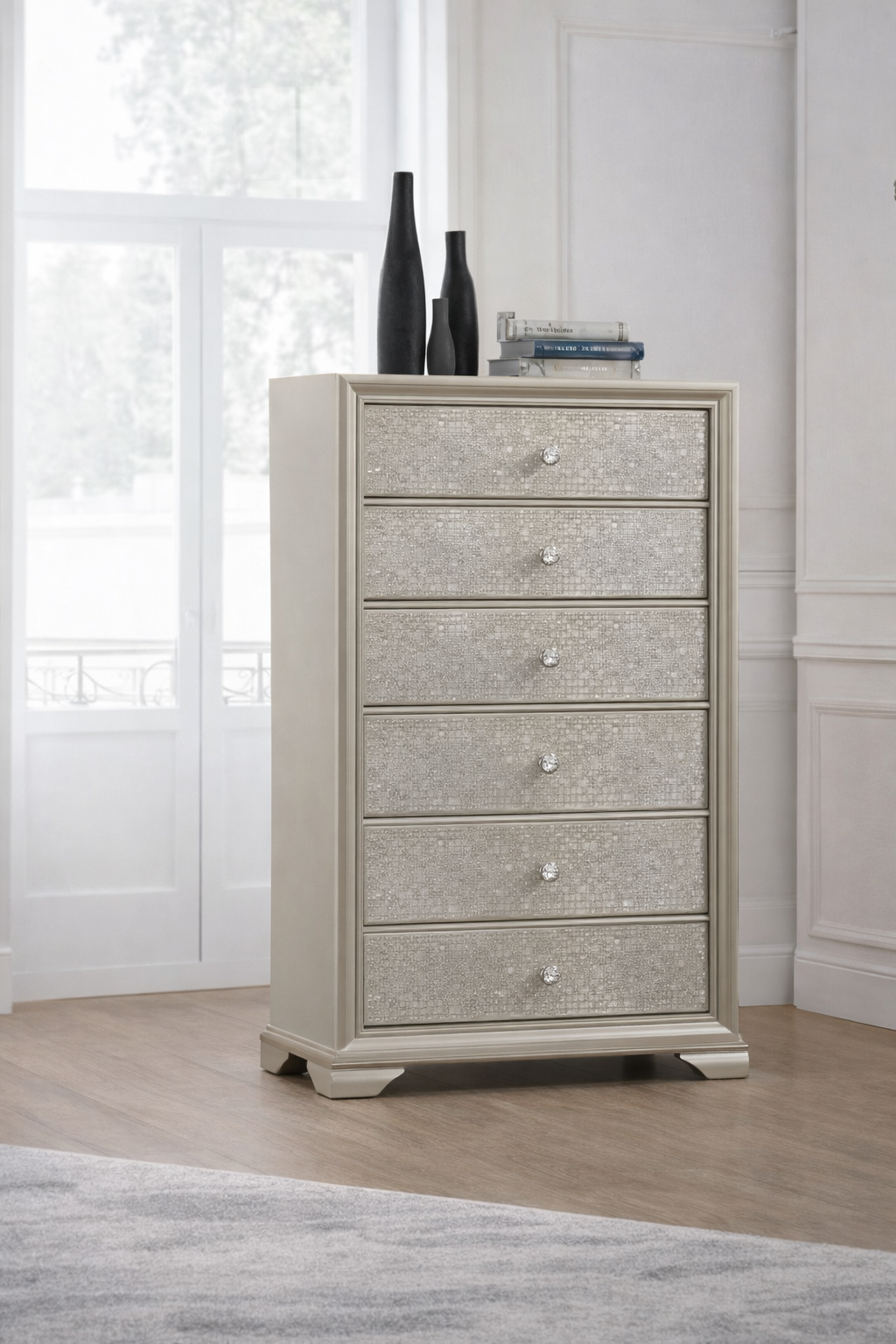 B4300 Lyssa Champagne Bedroom Group