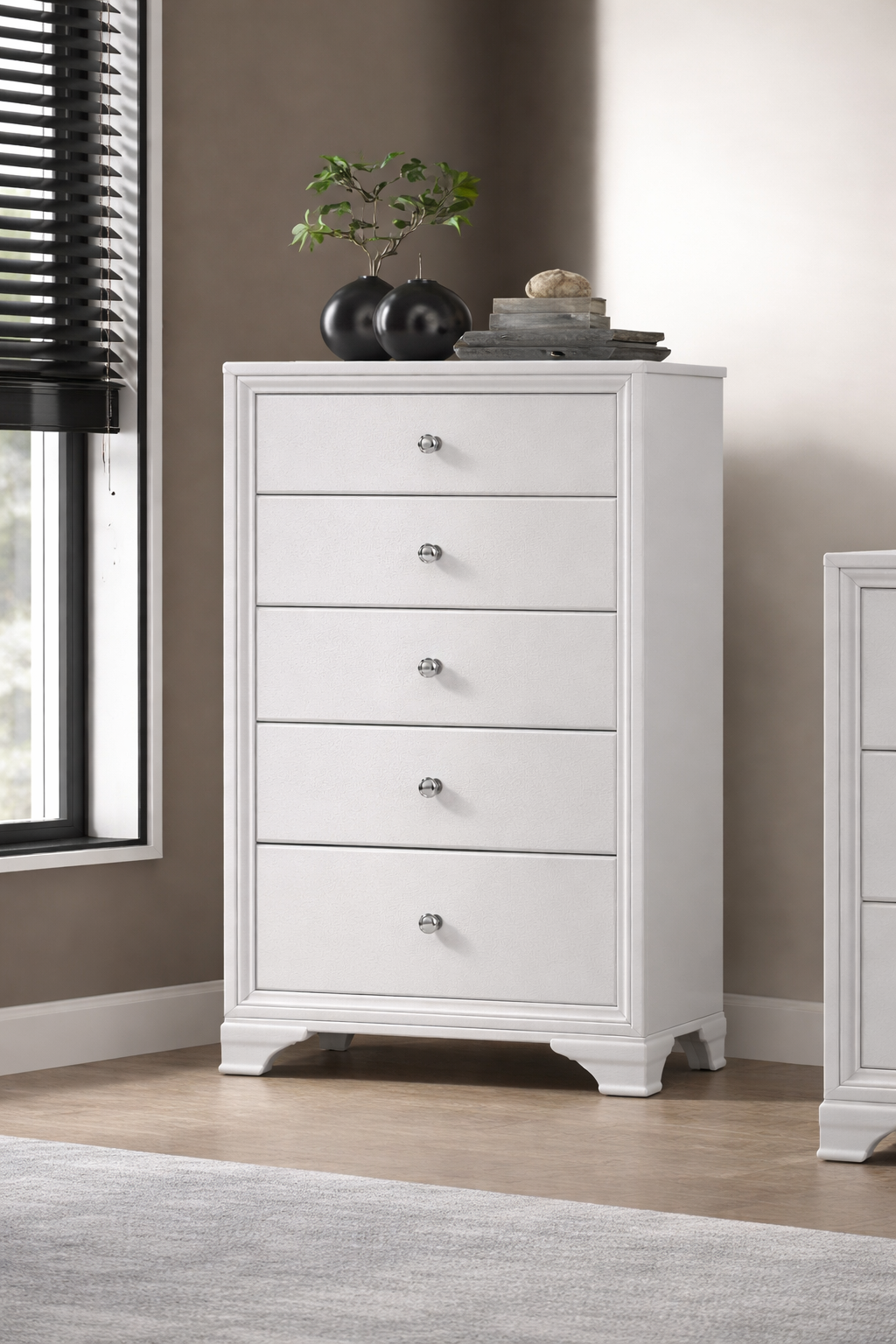 B4300 Lyssa Oat & Frost Bedroom Group (LED)