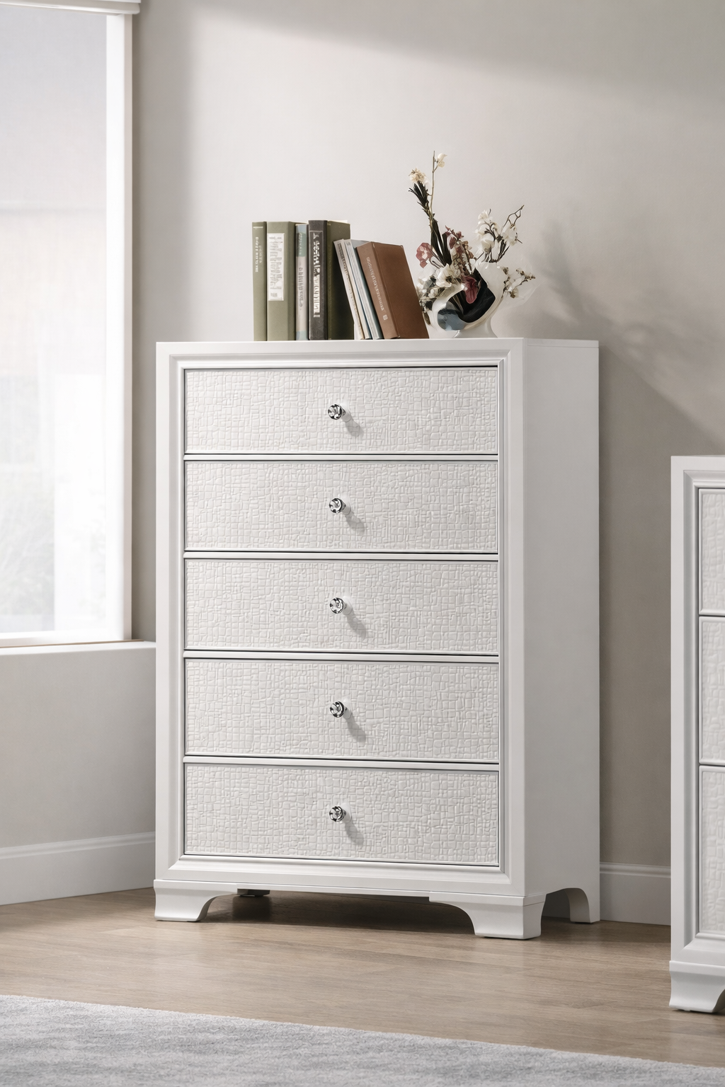 B4310 Lyssa Frost Bedroom Group (LED)