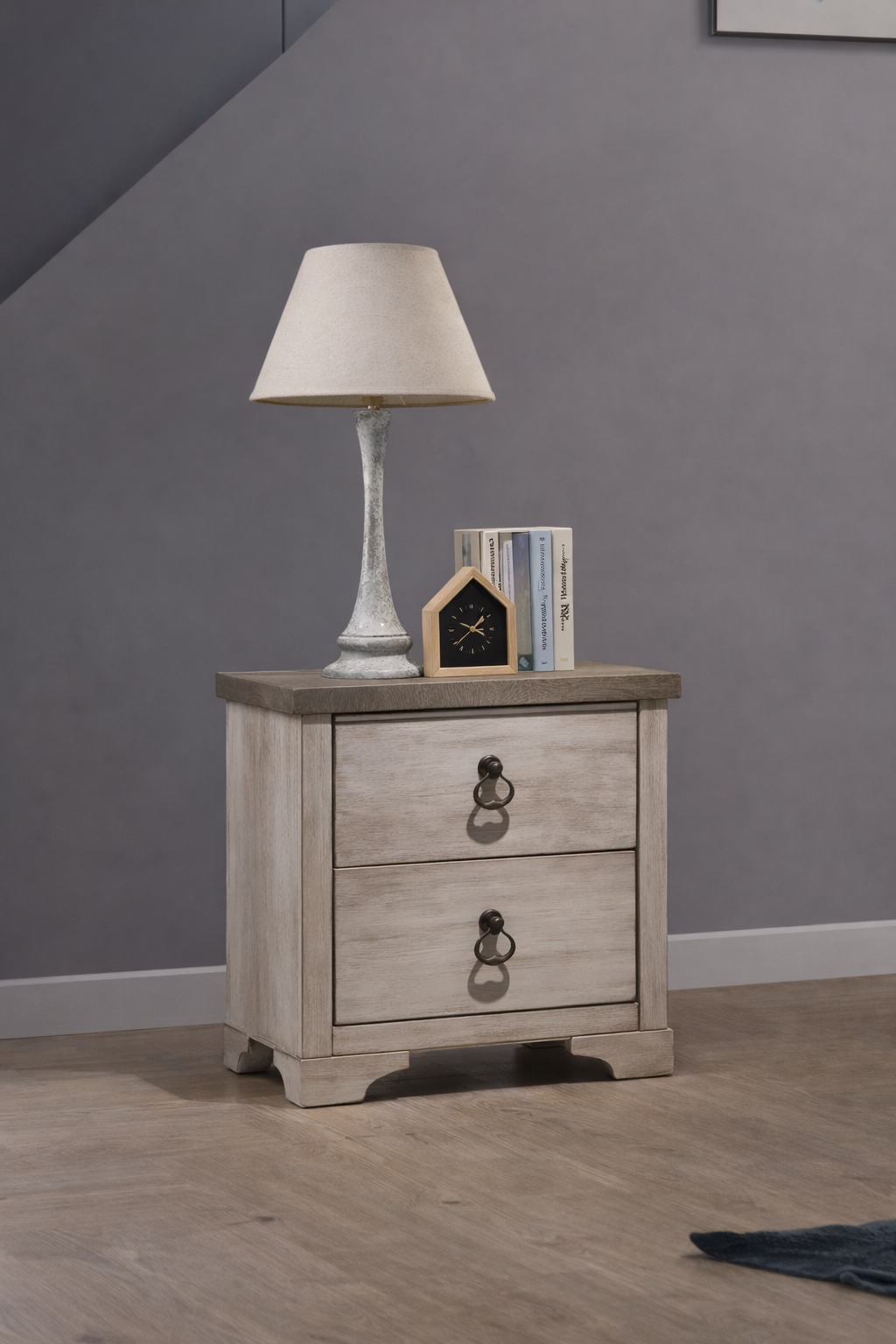 B3050 Patterson Driftwood Panel Bedroom Set