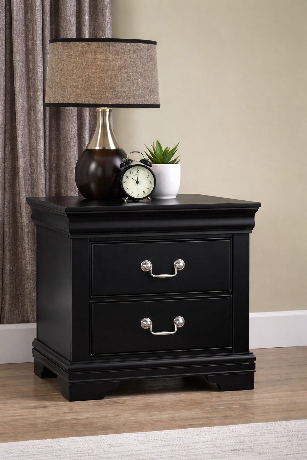 B3950 Louis Philip Black Bedroom Set