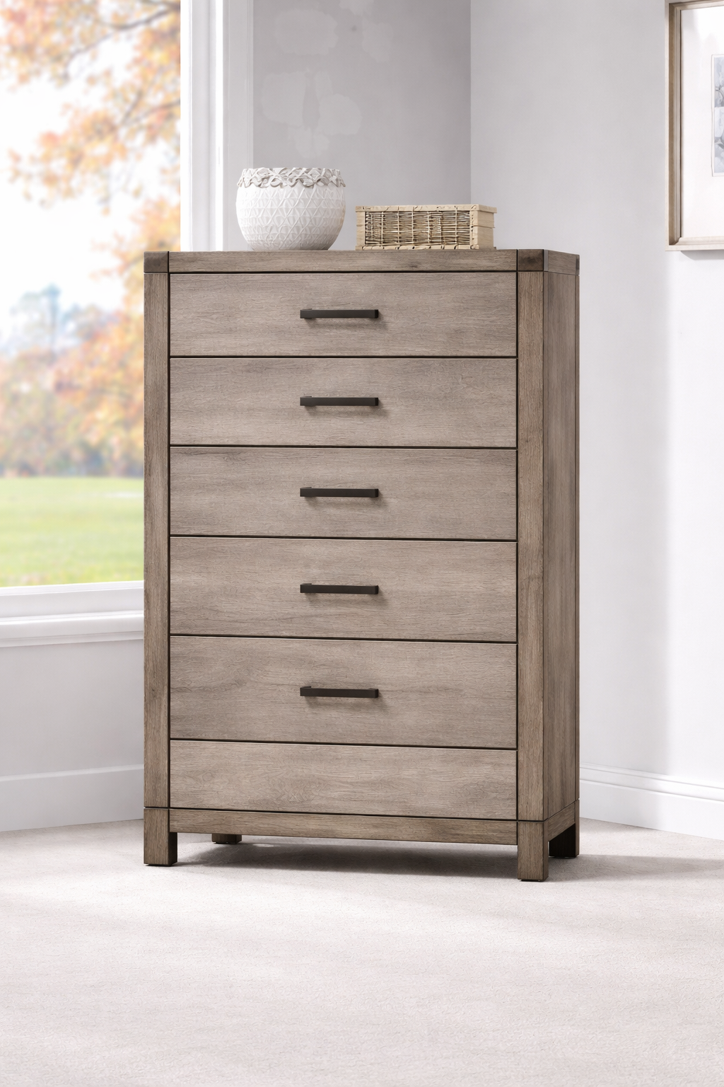 B3200 Matteo Bedroom Set – Weathered Gray