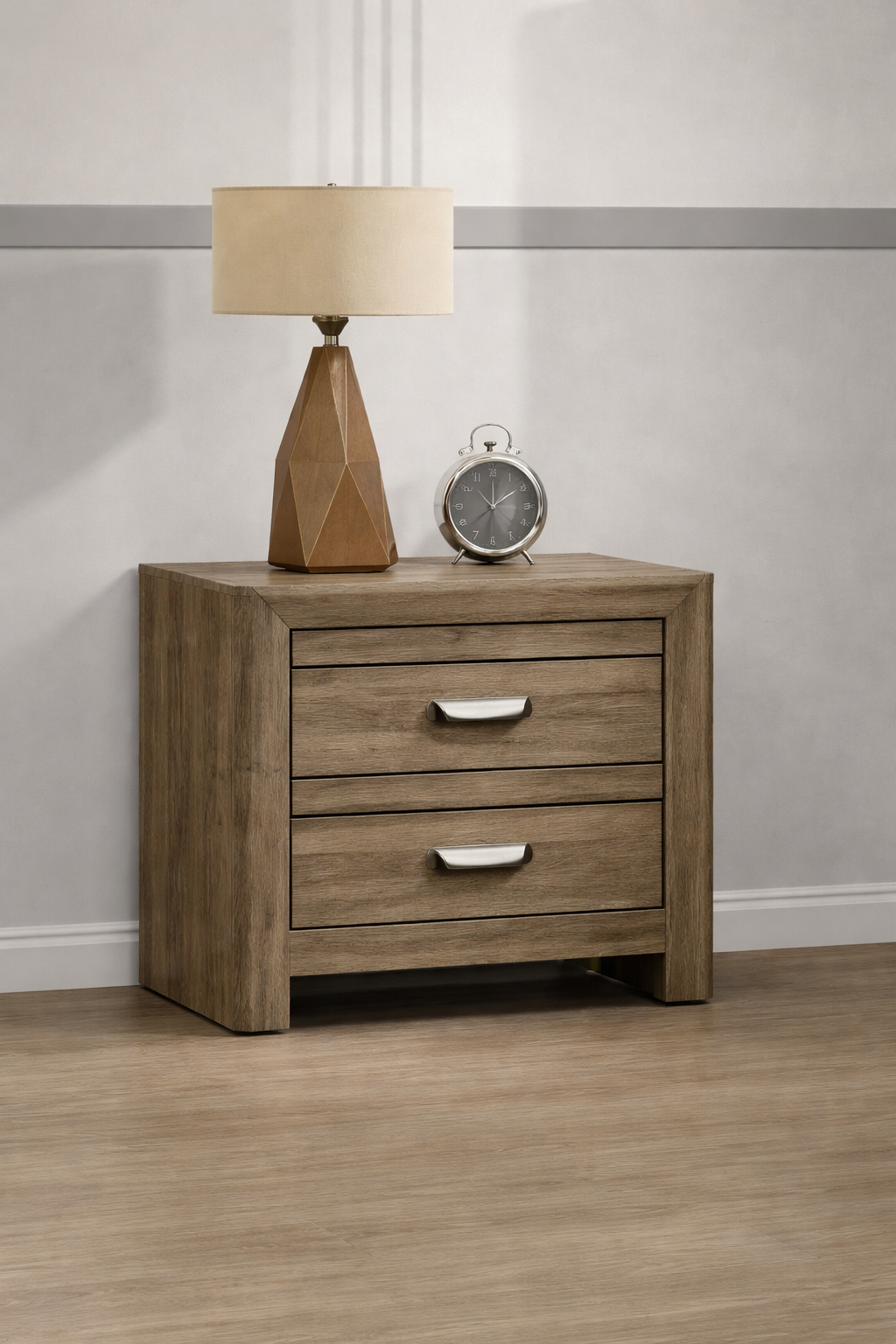 B9332 Light Brown Rustic Panel Group Bedroom Set