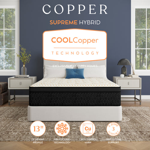 13″ Copper Supreme Hybrid Mattress