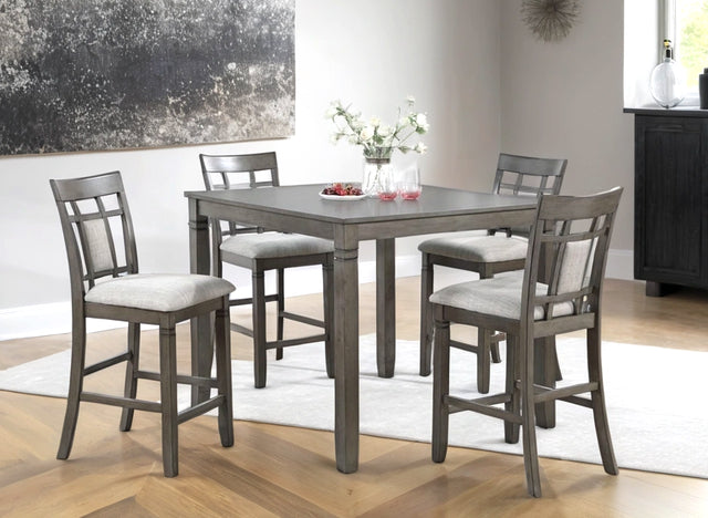 Pub Table with 4 Chairs Set