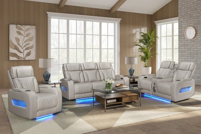 3PC Sand Power Reclining Set
