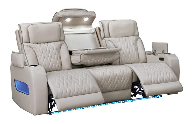 3PC Sand Power Reclining Set