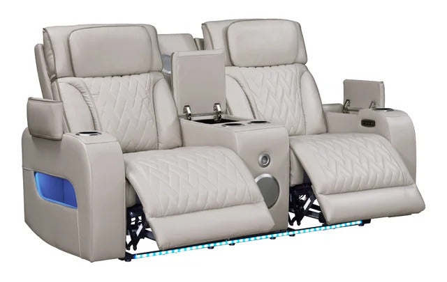 3PC Sand Power Reclining Set