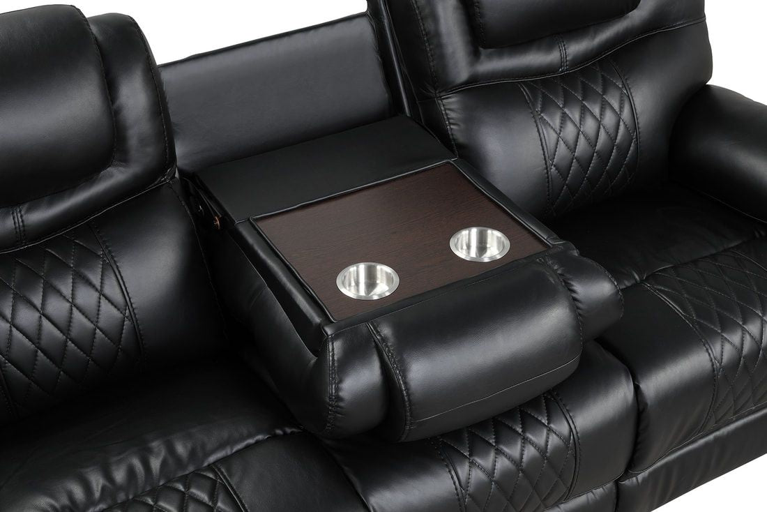 Ashley Black 3PC Reclining Set