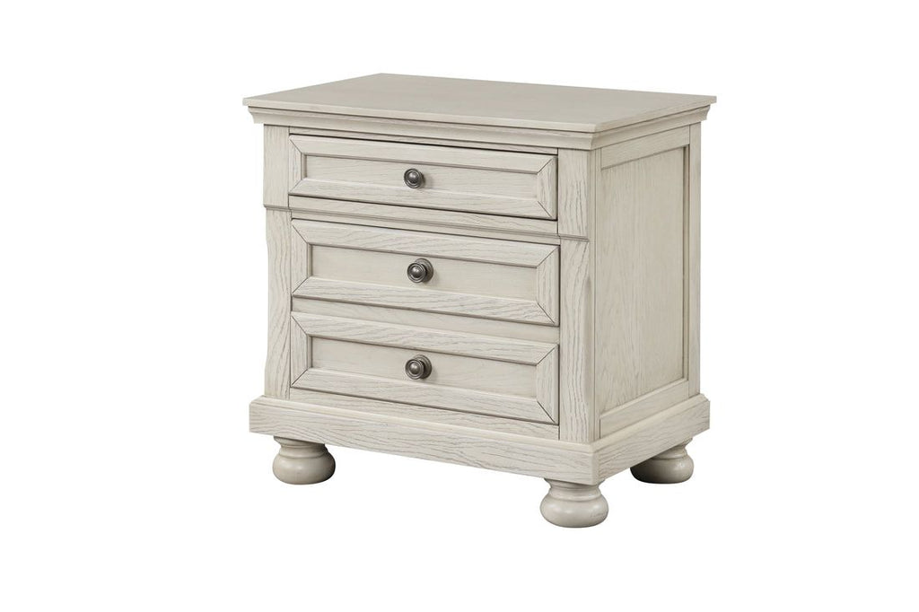 Magnolia40 White platform 4pc bedroom set