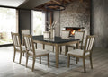 Melstone - (GENUINE MARBLE) Table & 6-Chairs