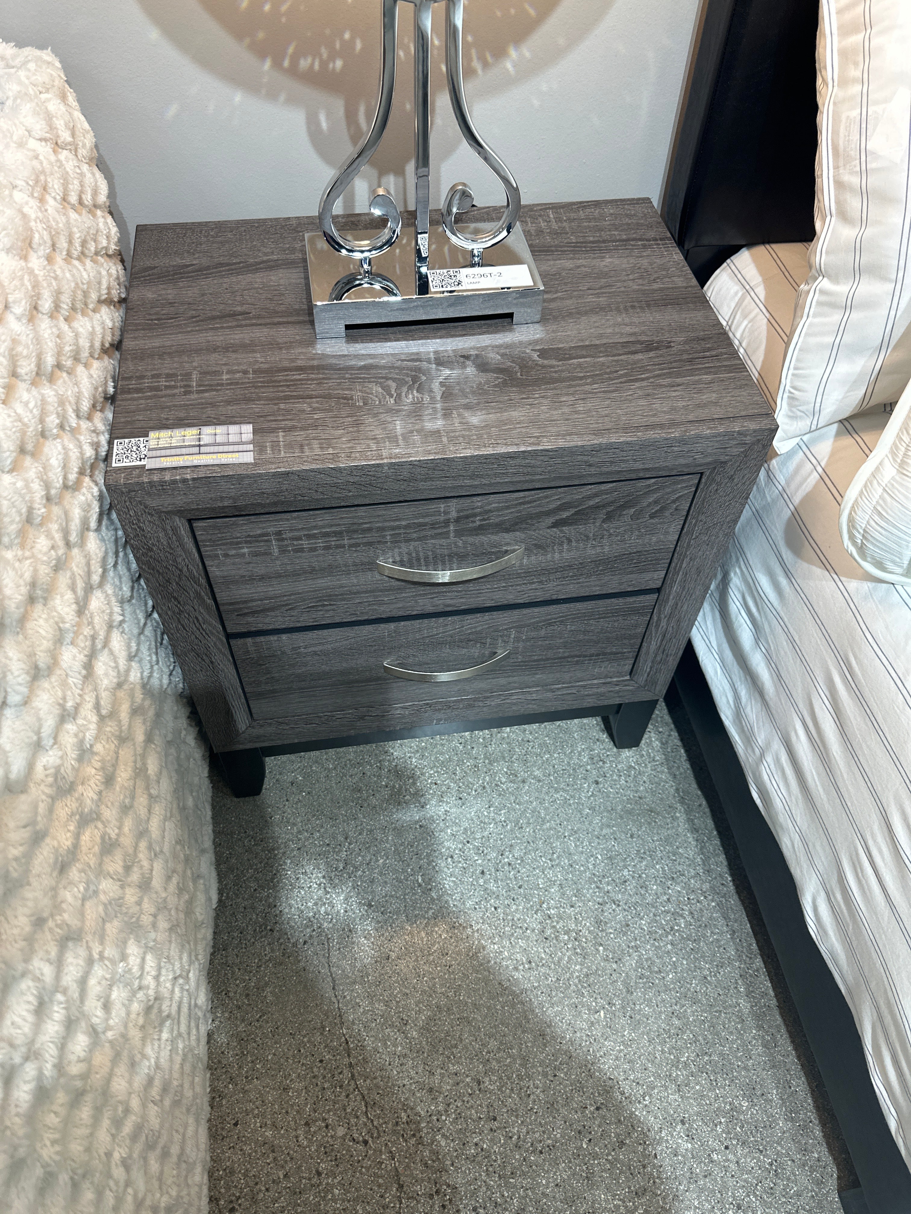 B4715 Denker Modern Gunmetal Bedroom Collection
