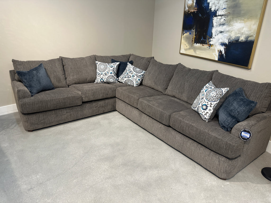 8540 Grandstand Flannel Sectional by Simmons