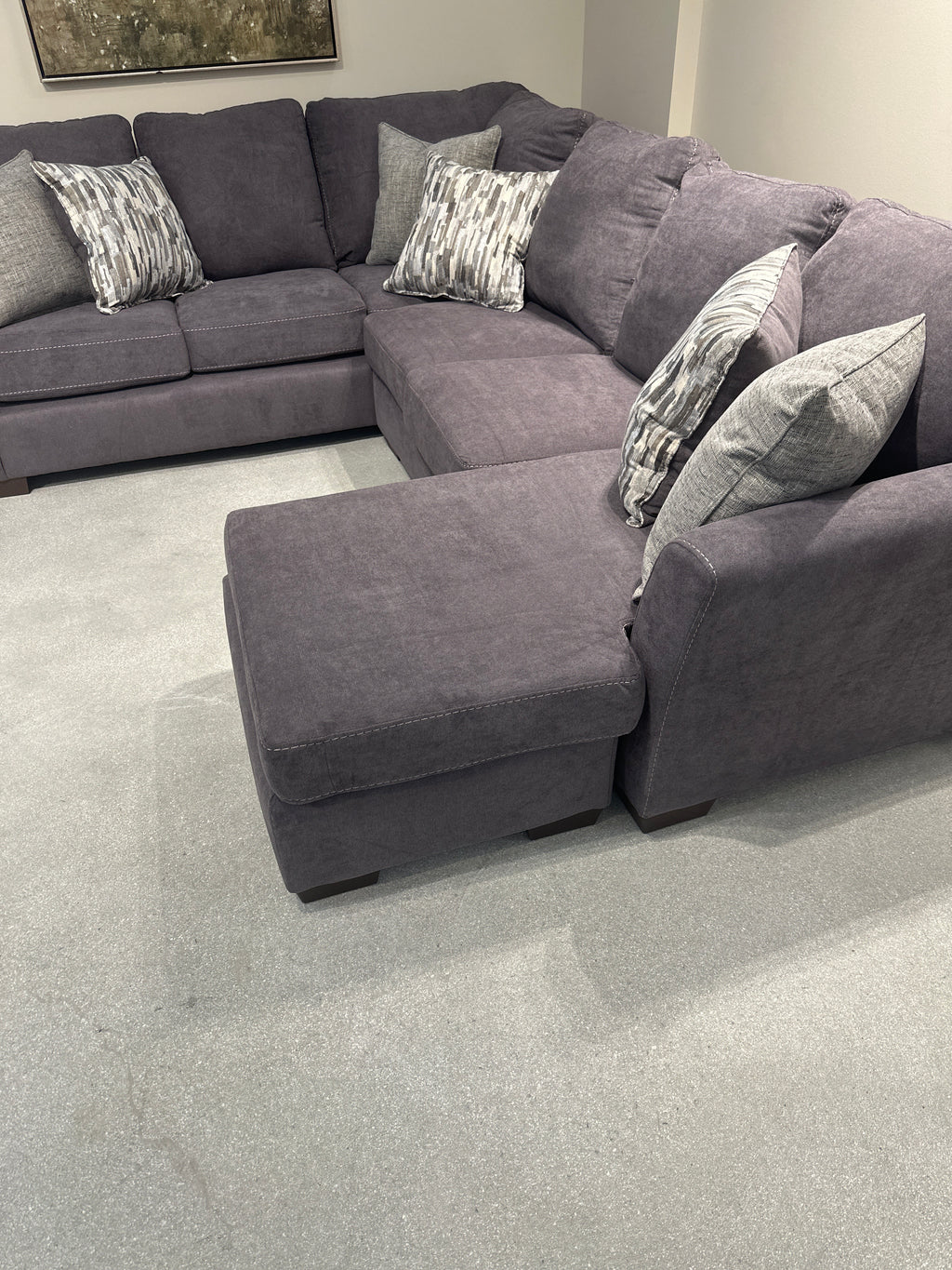 7058 Passport Blue oversized sectional