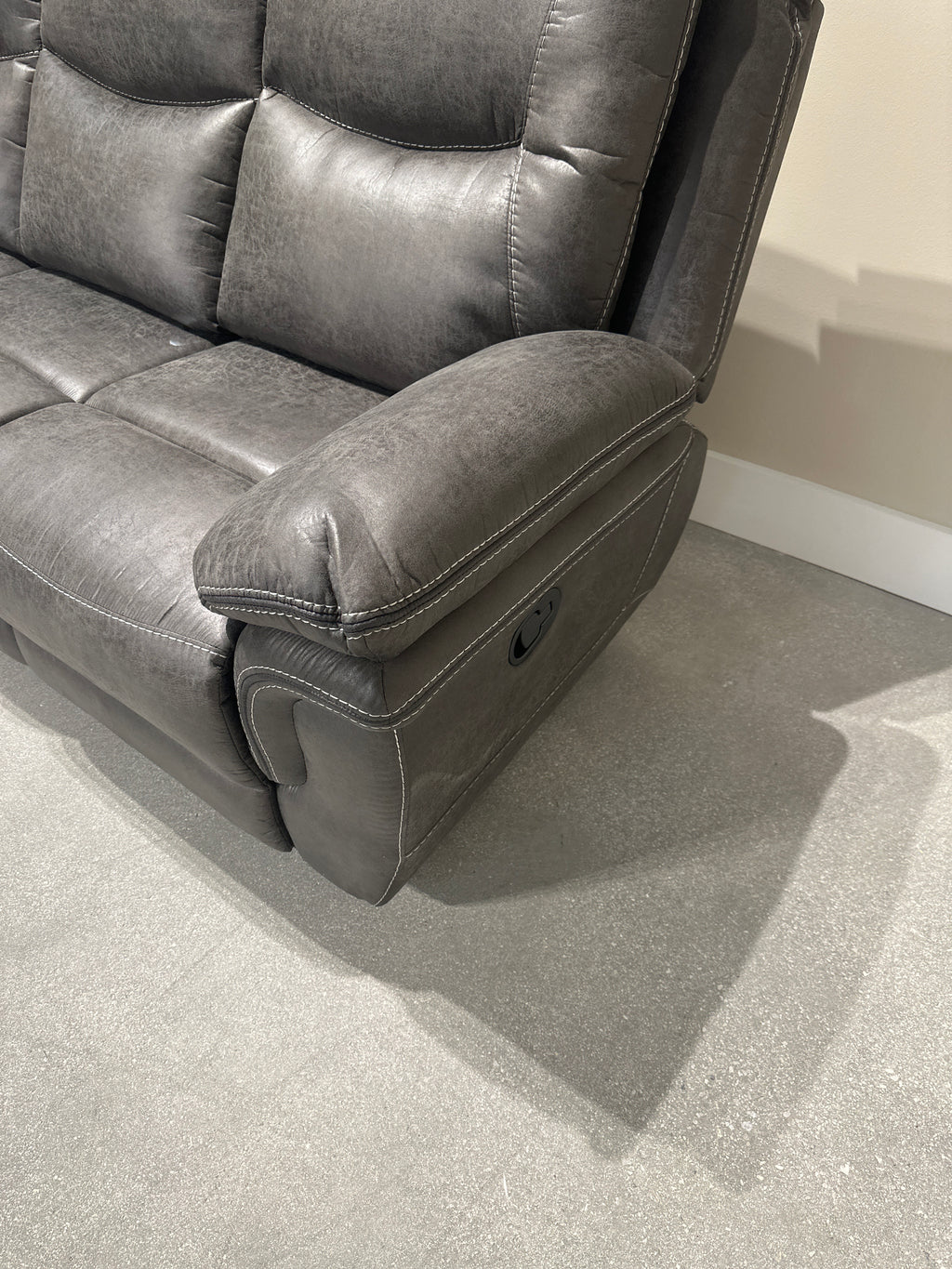 709 Sullivan grey Sofa and Loveseat