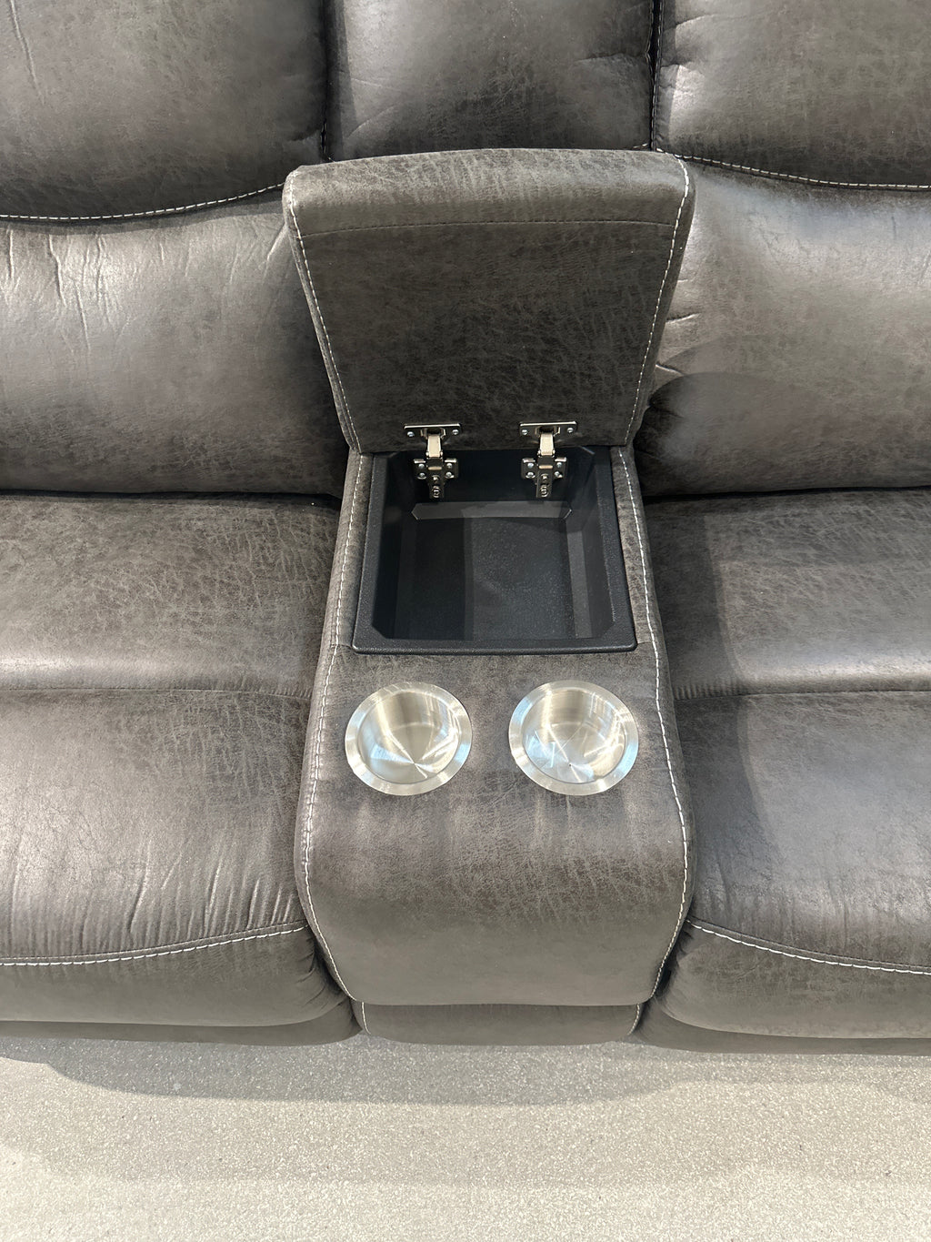 709 Sullivan grey Sofa and Loveseat