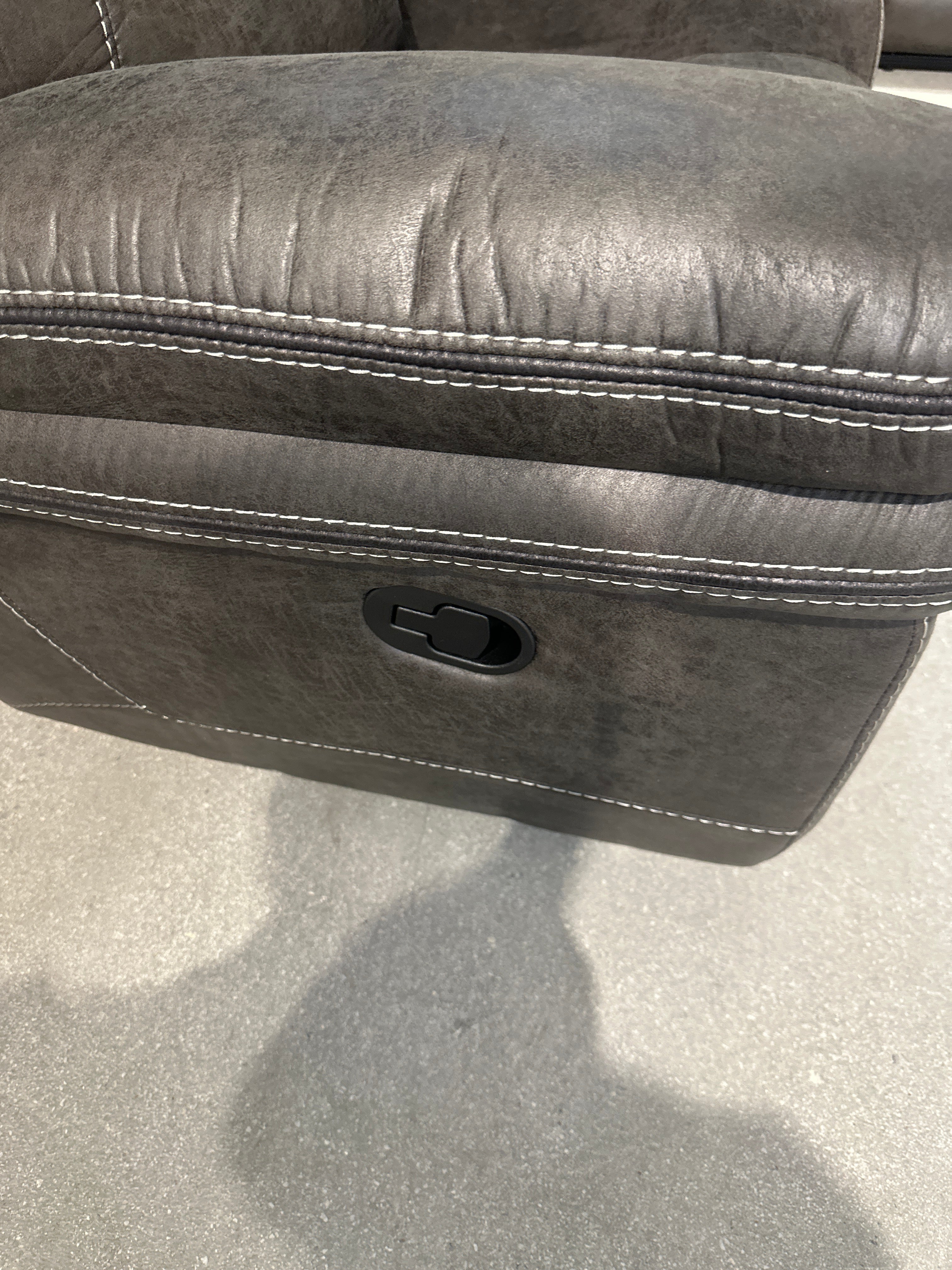 709 Sullivan grey Sofa and Loveseat