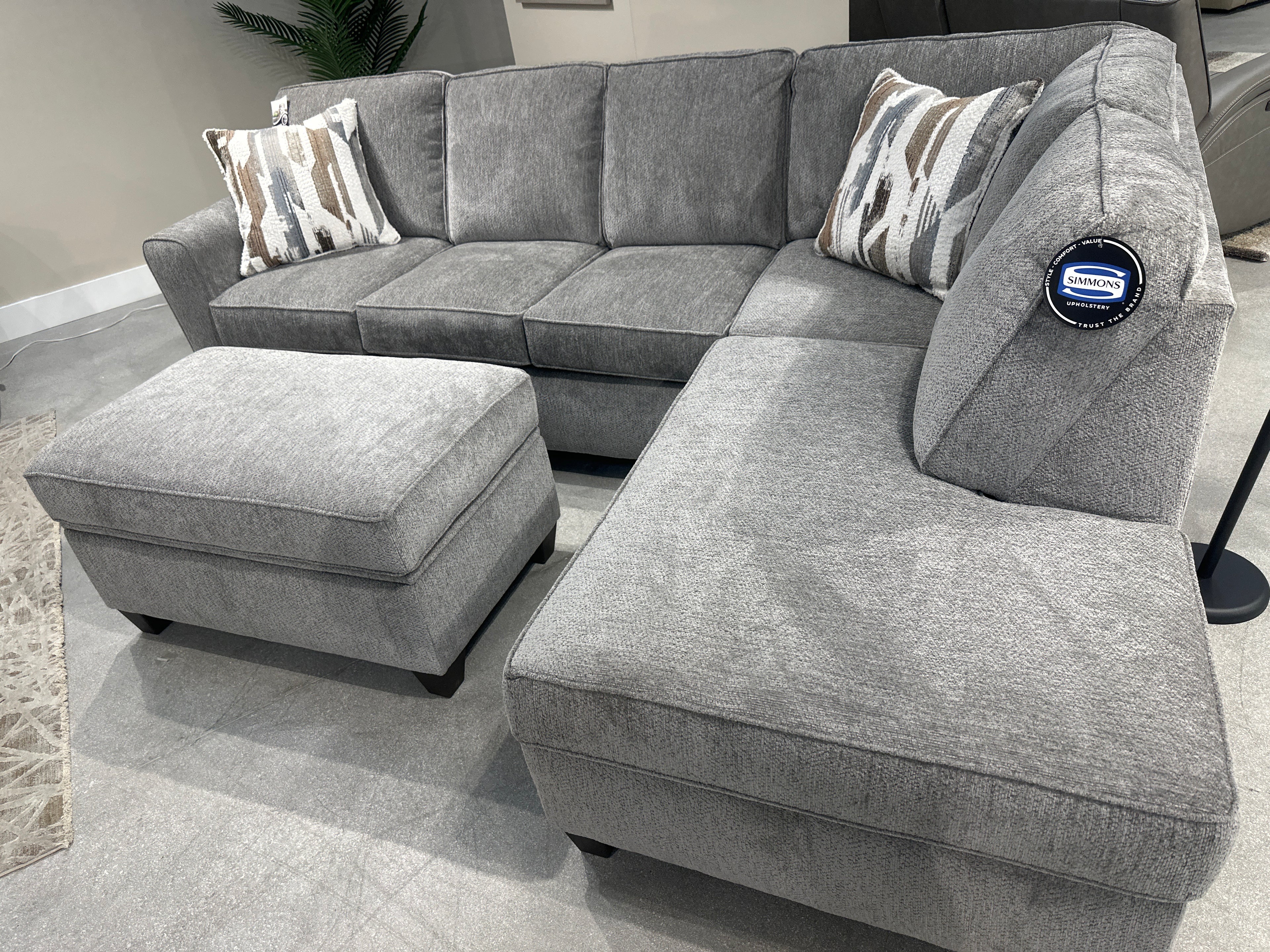 3100 Hero Lead Grey Sectional