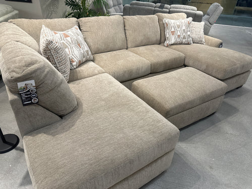 110 Embrace camel oversized Sectional