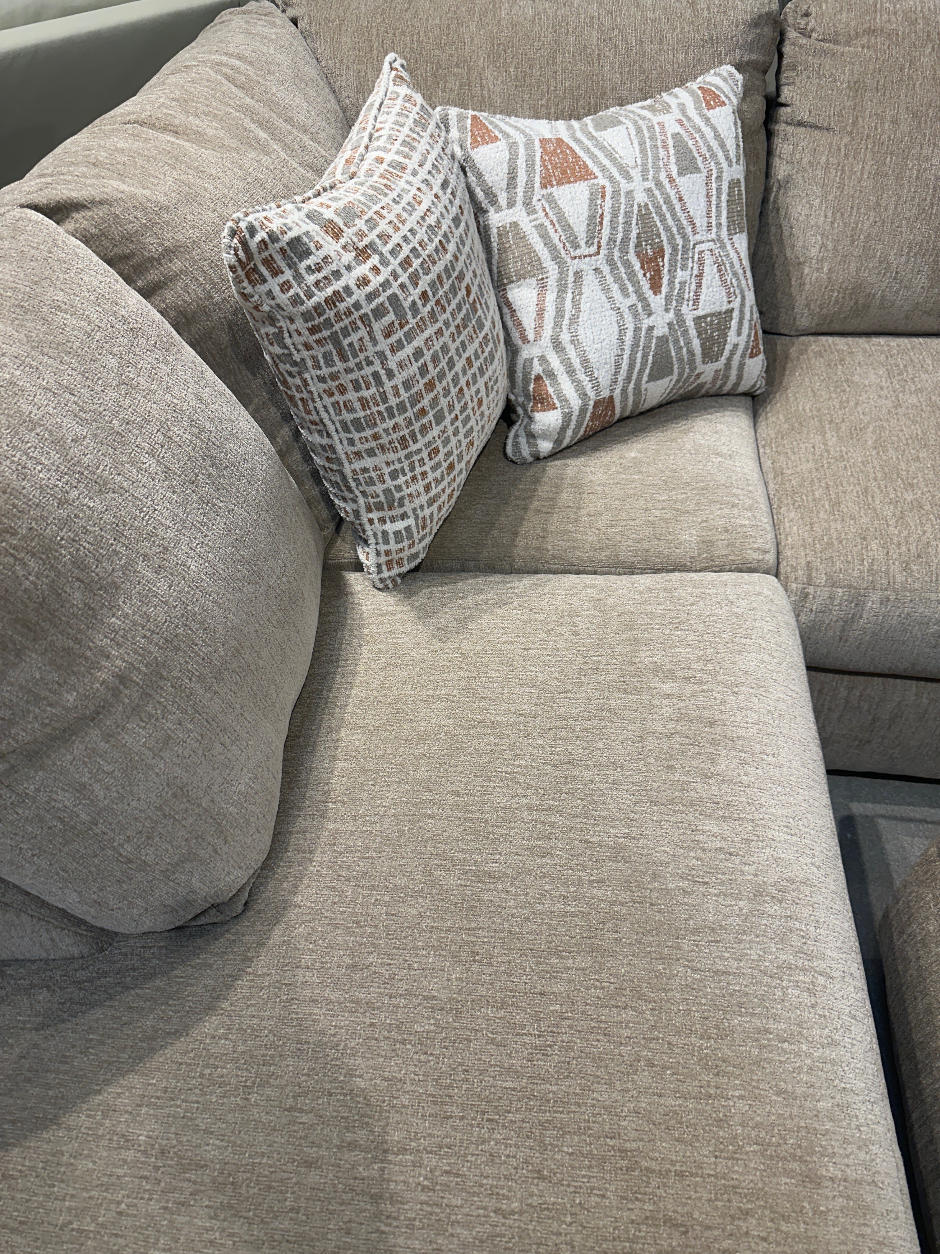 110 Embrace camel oversized Sectional