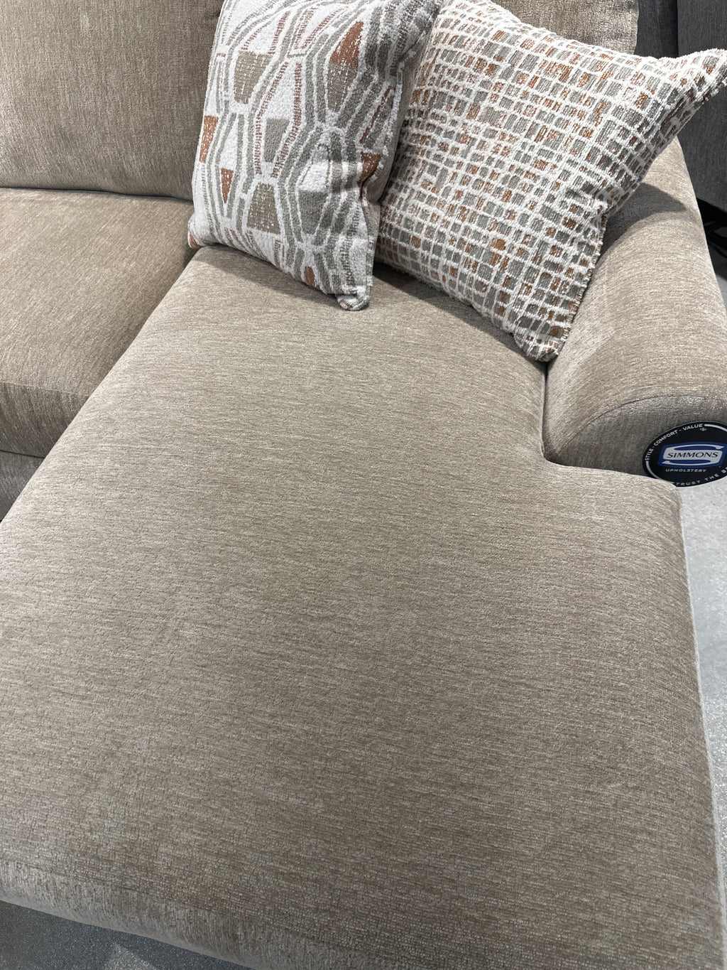 110 Embrace camel oversized Sectional