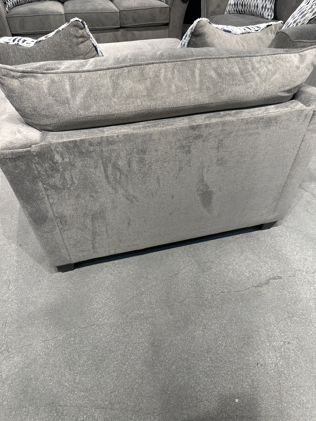 4550 Charity Platinum Sofa and loveseat