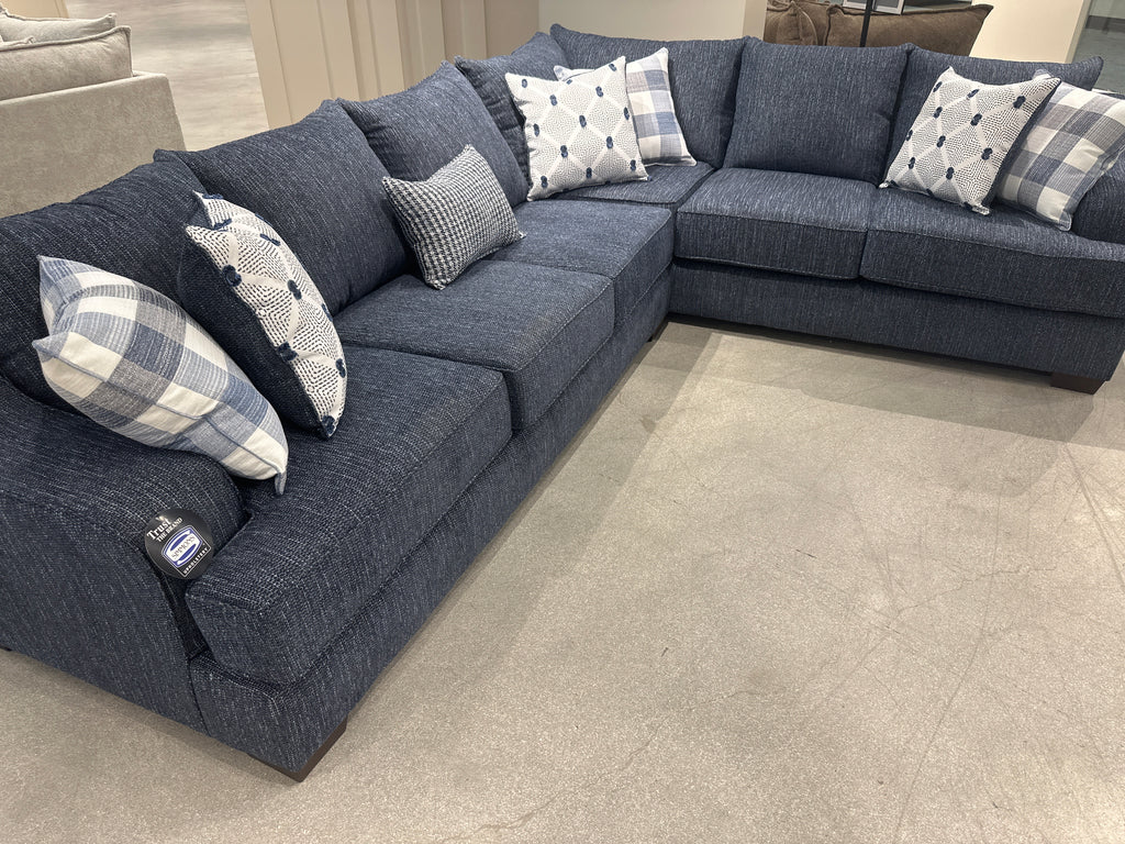8084 Bellhaven Indigo Blue Sectional