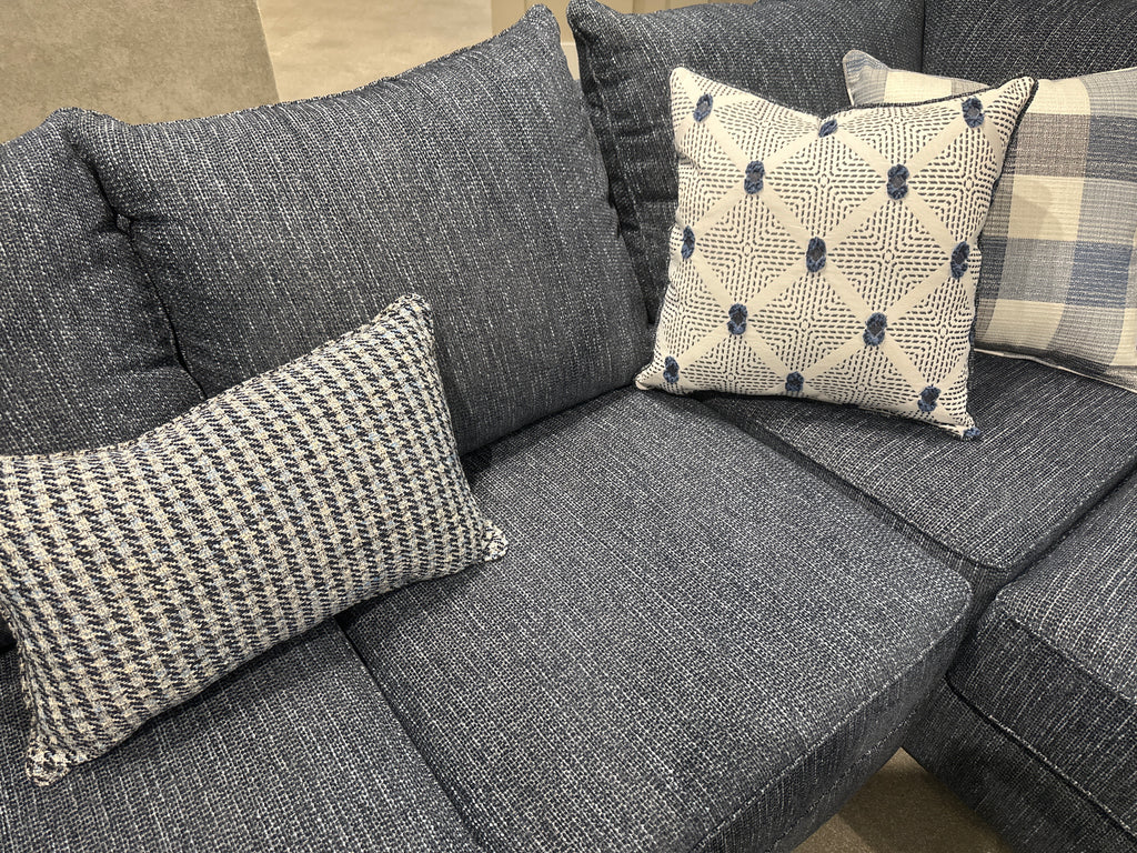 8084 Bellhaven Indigo Blue Sectional