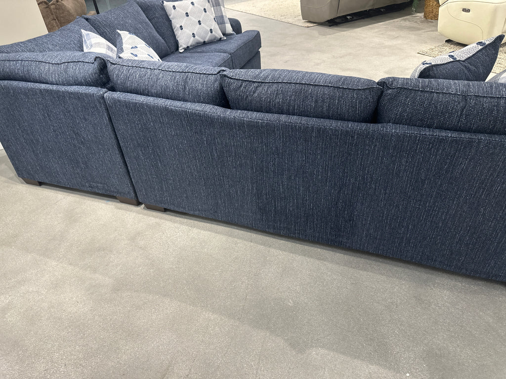 8084 Bellhaven Indigo Blue Sectional