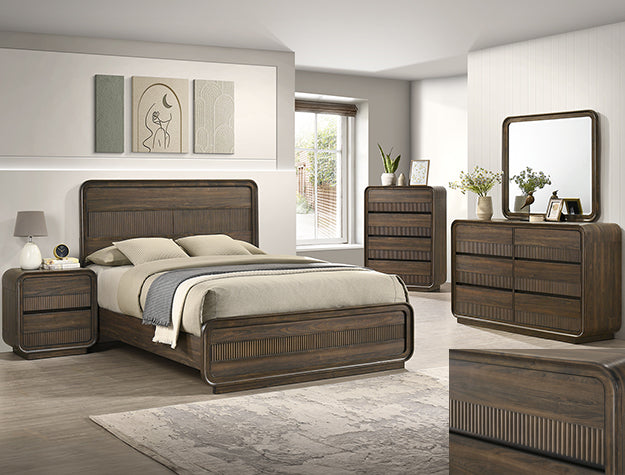 B3500 Kinkaid Mid‑Century Bedroom Collection