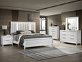 B7300 Cressida White LED Upholstered Bedroom