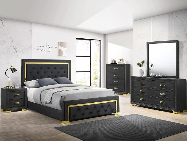 B9290 Pepe Contemporary Upholstered Bedroom Collection