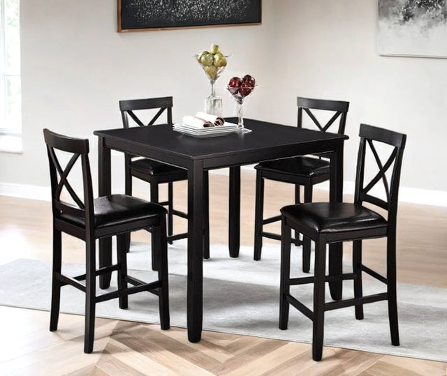 Tahoe Pub Table with 4 Chairs Set